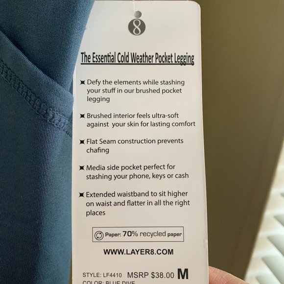 LAYER 8 LUX WOMEN'S LEGGINGS - Picture 8 of 8